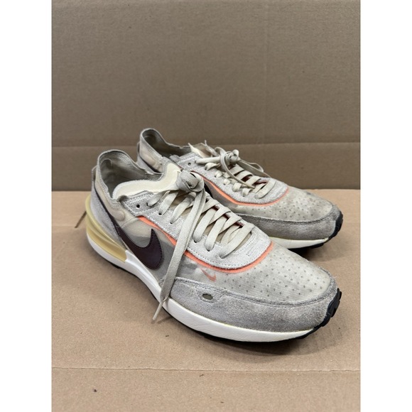 Nike‎ Waffle One Running Shoes Men's Size 10 Natural /Chocolate DA7995-102 - Picture 1 of 10